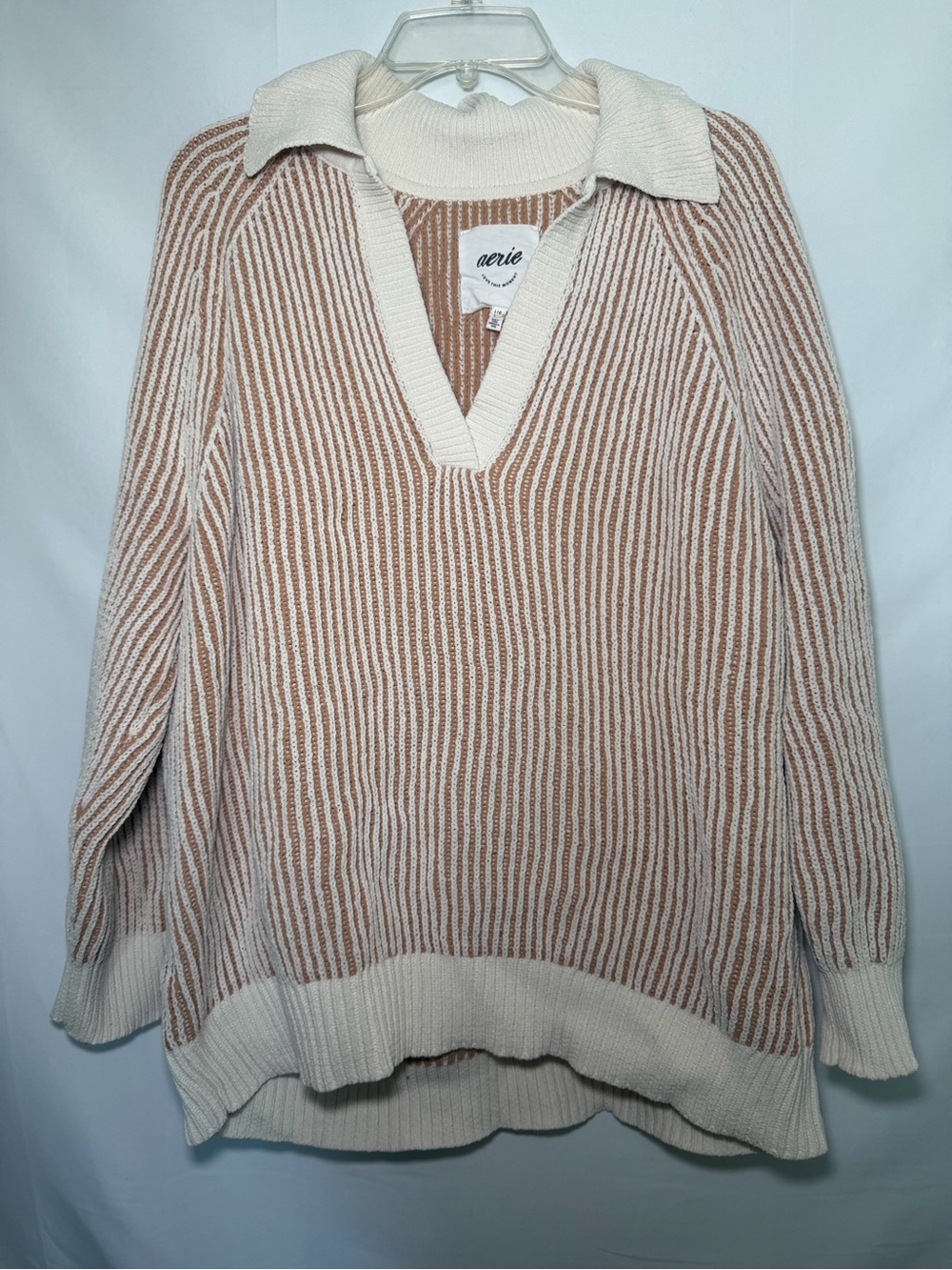 Aerie Chenille V Neck Sweater